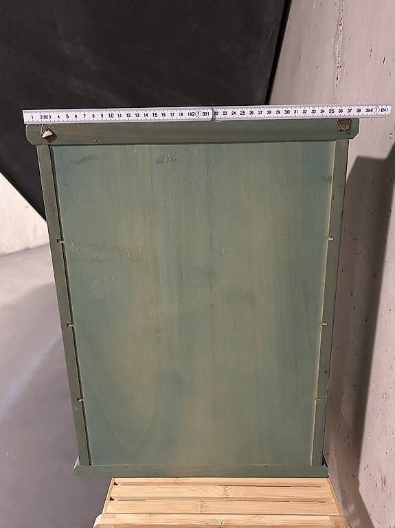 Vetrine: Holzvitrine mit Spiegelwand – Usato da Zürich venduto da sanpellegrino63 3
