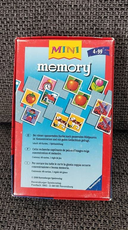 Giochi: Mini Memory – Usato da Bevaix venduto da gig_79v5 2