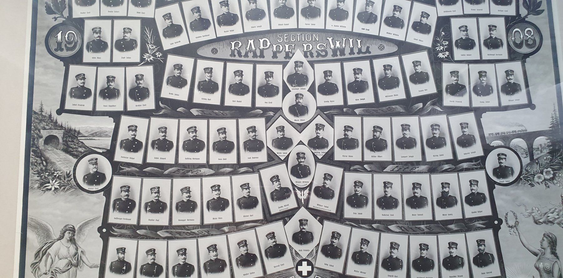 Poster & Bilder: Bild 1908 - Schweizerischer Zugspersonal Verein Rapperswil – Gebraucht aus Kreuzlingen von Rschweiz1 7
