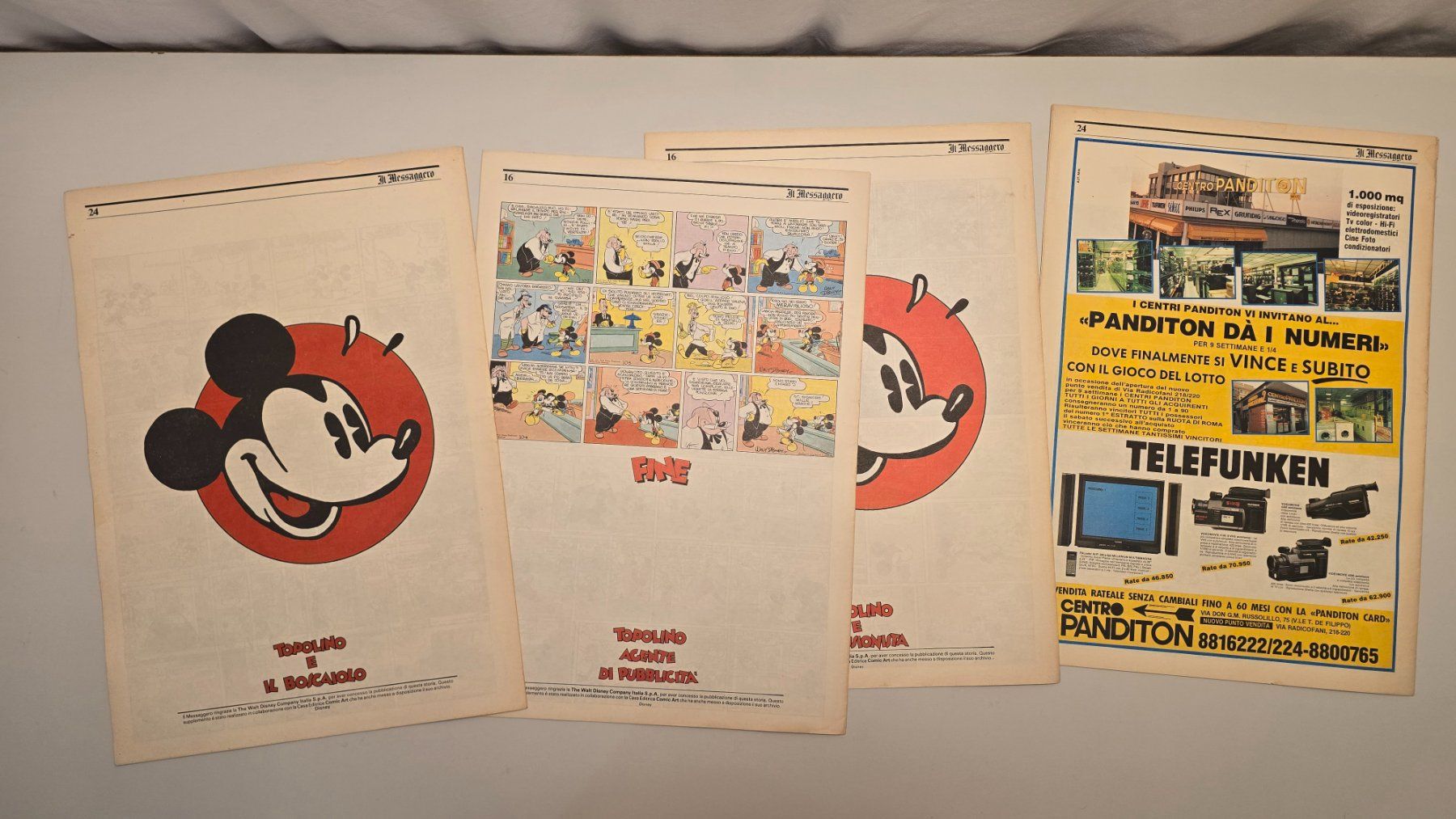 Comics: Comis Fumetti Topolino Mickey Mouse – Gebraucht aus Zürich von Bobesfee 9