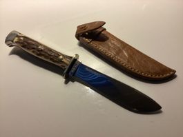 Vintage Jagdmesser "PUMA SOLINGEN“ mit Lederscheide