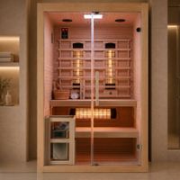 KOMBI Infrarotkabine ALICANTE + Vollspektrumstrahler + Sauna