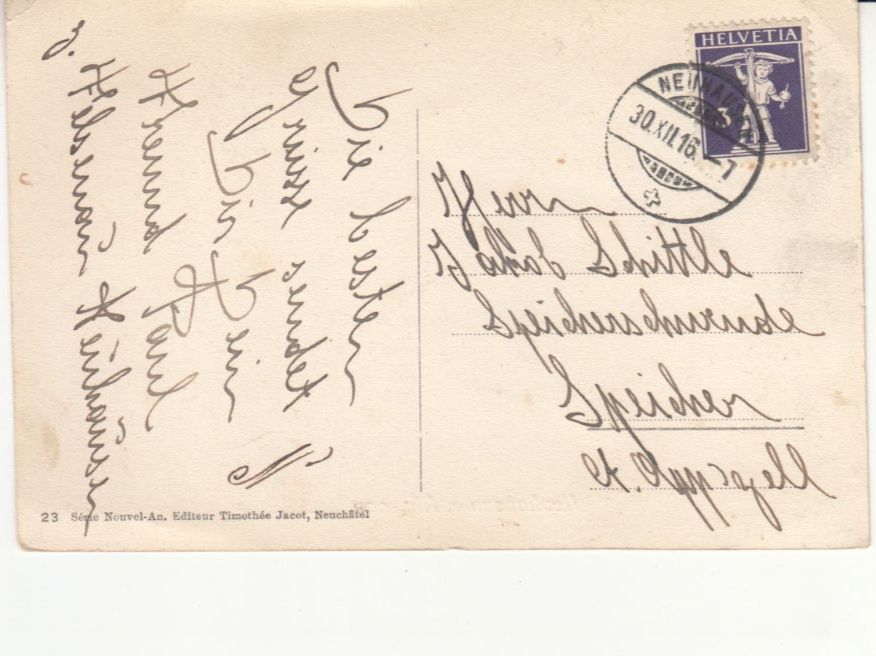 Cartes postales: Neuhausen 1916 – D'occasion à Bürglen TG par StampGraf 1