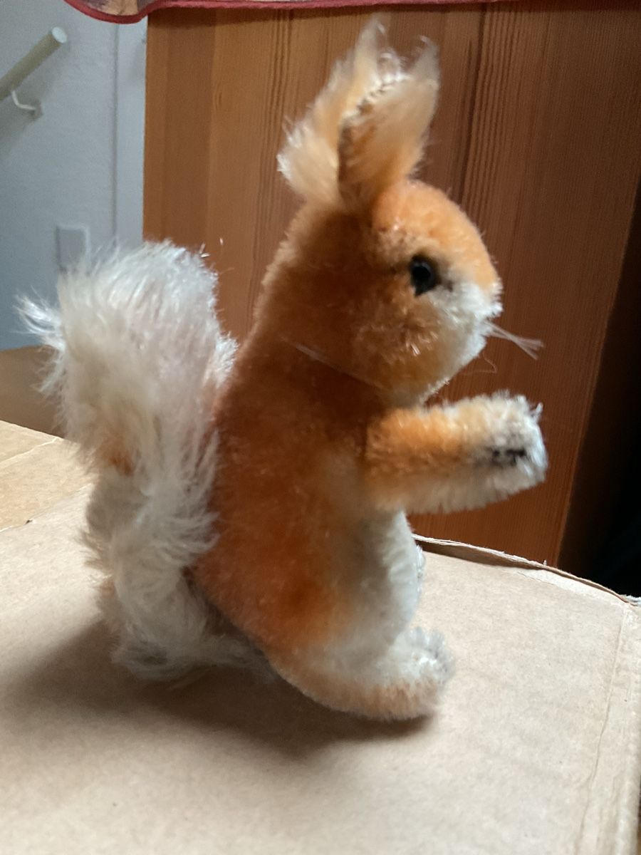 Statuette: 2 STEIFF kleintiere Katze & Eichhörnchen Vintage – Usato da Kriens venduto da Schnueku 3
