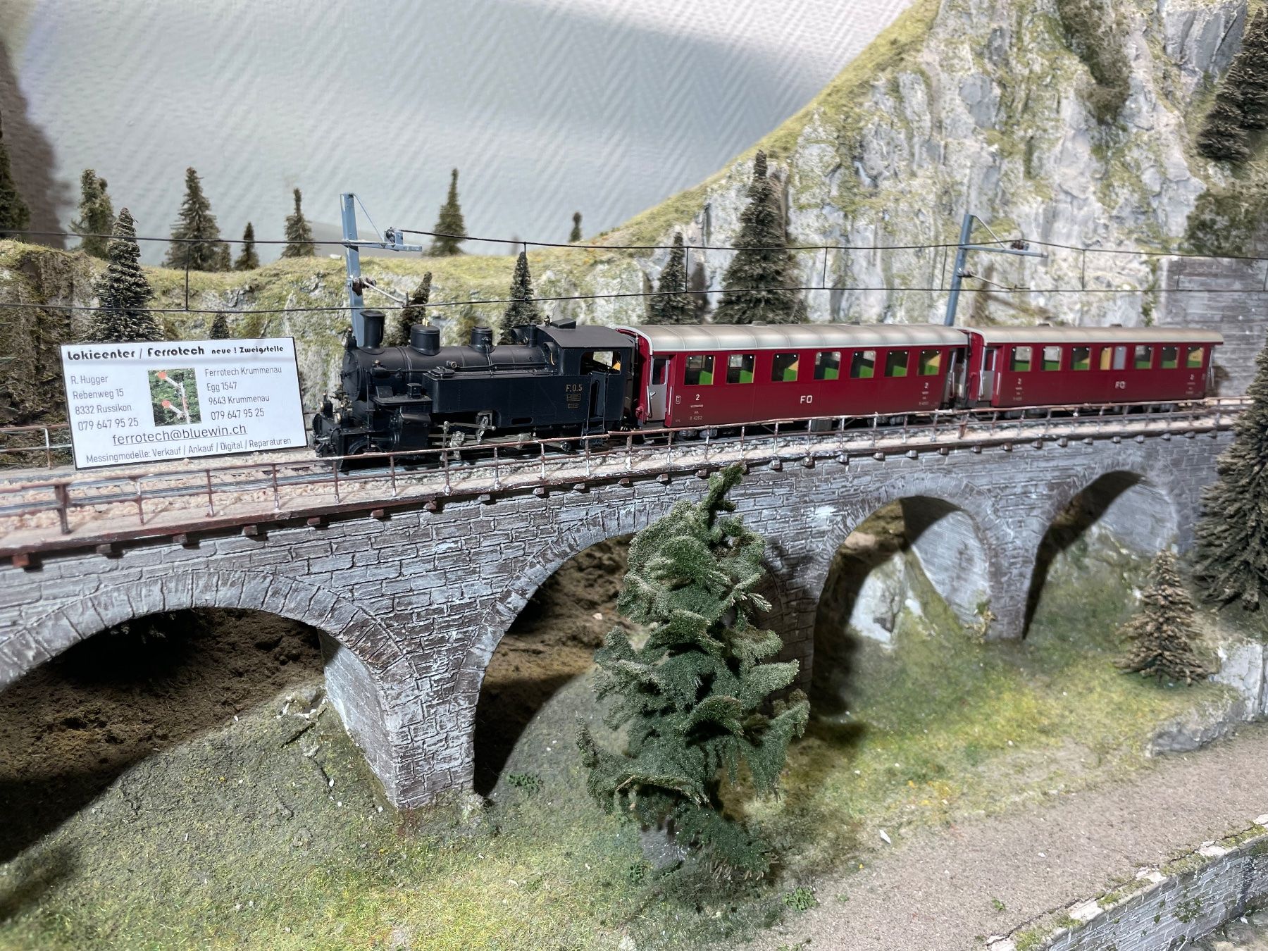 Ferro-suisse Modellini di ferrovie: Ferro Suisse- FO - Set- 3- teilig – Usato da Krummenau venduto da ferrotech 2