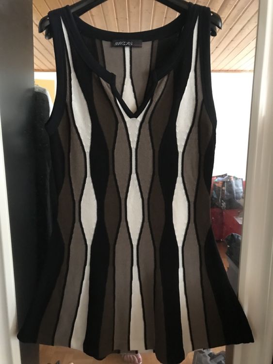 Tunic Ann Taylor Loft En Duvet Bout Bout Boutonnée Rayée - Neuve Avec étiquettes, Taille S