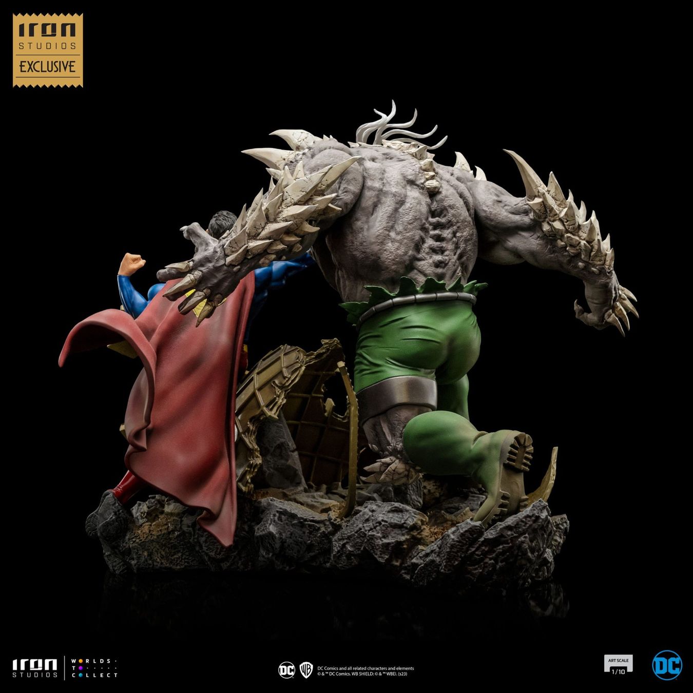 Figurines: DC Comics 1/10 Superman vs Doomsday heo EU Exclusive 30 cm – Neuf avec emballage d'origine à St-Imier par ATTAKSHOP 8