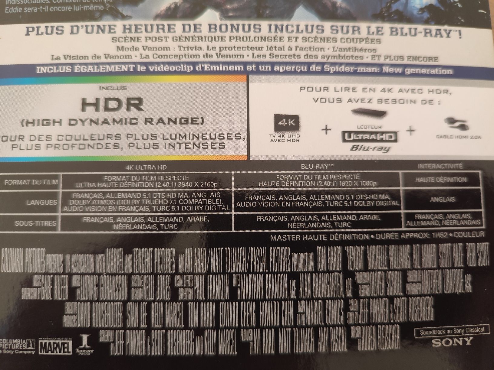 Alle DVDs: Venom 4K Ultra HD - FR, DE, EN, TR – Gebraucht aus Bougy-Villars von Vogue 2