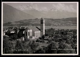 AK Uznach, Blick a. d. Glarneralpen