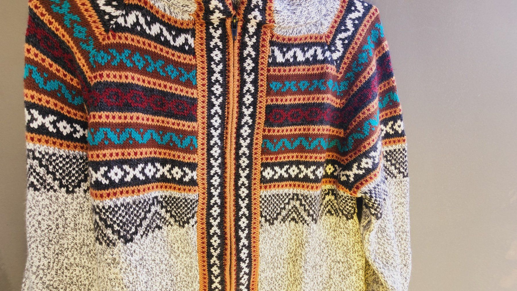 Giacche: wunderschöner Alpaca Strickjacke Pulli Gr.38-40, Neu!!! – Nuovo (secondo la descrizione) da Lima- Peru venduto da Alpaka-Haus 3