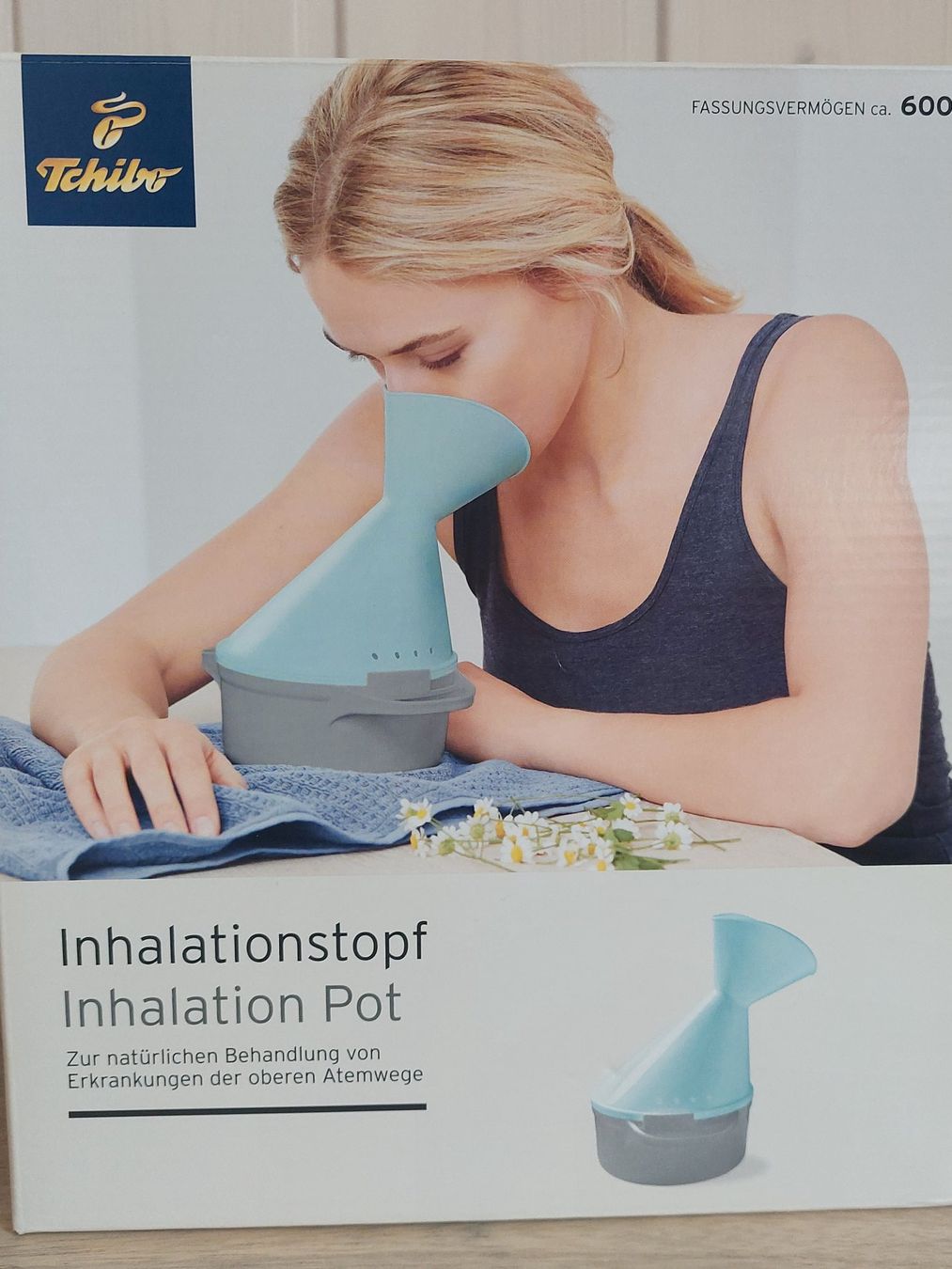 Medizinische Geräte: Ungebrauchter, neuer Inhalationstopf von Tchibo – Neu und originalverpackt aus Sarnen von Mimimimi.