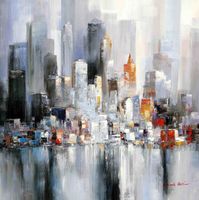 New York Manhattan Skyline im Winter II