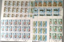 Tadschikistan 1933 schönes Lot gestempelte Grossblocks