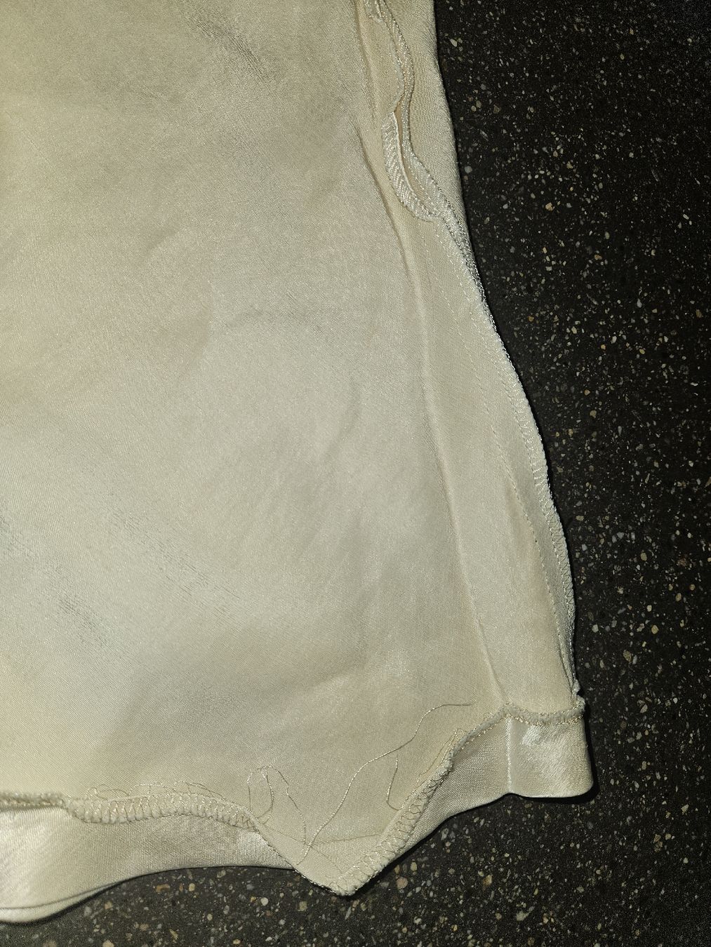 Vestiti: Kleid Turnover lang Grösse 36  Viskose Leinen Perlen farbe – Usato da Anwil venduto da tamoos 1