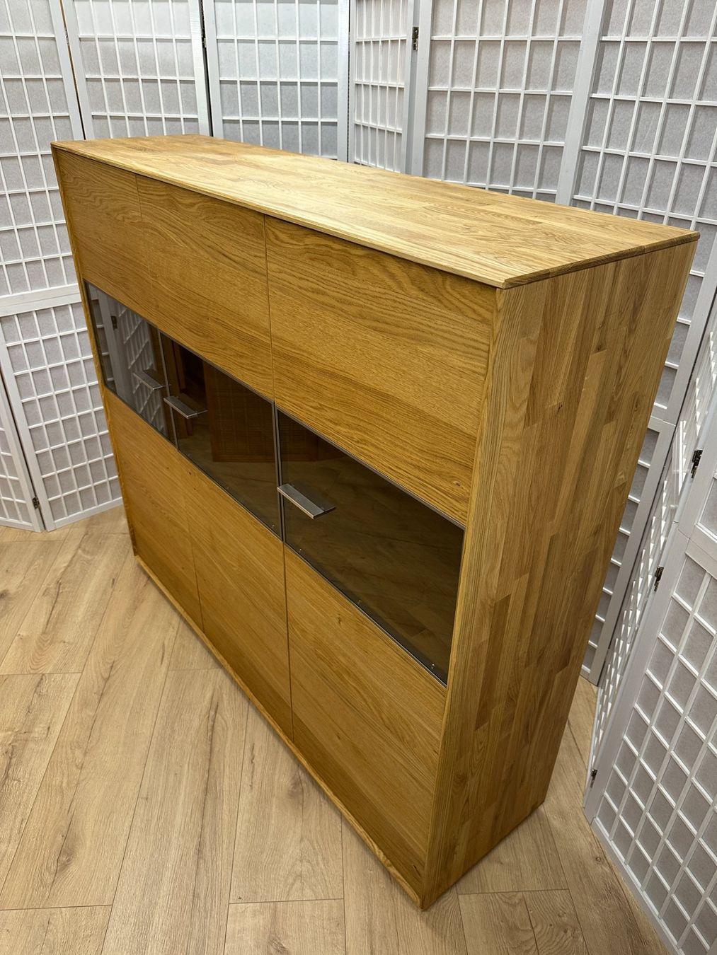 Büffets: Highboard ORI Eiche teilmassiv 147 cm – Neu und originalverpackt aus Unterentfelden von moebelrufli 2