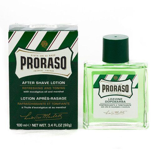 Cura del viso: PRORASO Lotion après-rasage - 100ml, Eucalyptus&Menthol – Nuovo e nell'imballaggio originale da Genève venduto da Mmaumau