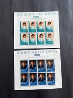 Liechtenstein 2 Kleinbogen 736-737  FDC (B291)