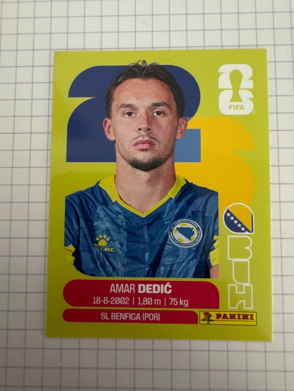 Panini Sammelbilder & Trading cards: Panini Sticker WM 2026, BIH 3 Amar Dedic – Neu (gemäss Beschreibung) aus Winterthur von mathis-spielsteine