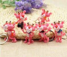 Figurines La Panthère rose 6 pièces