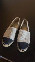 Chanel Espadrilles Canvas Navy Grösse 37 guter Zustand