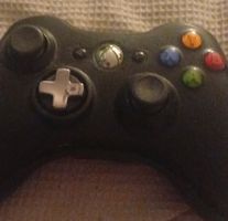 Xbox 360 Controller Microsoft schwarz gebraucht