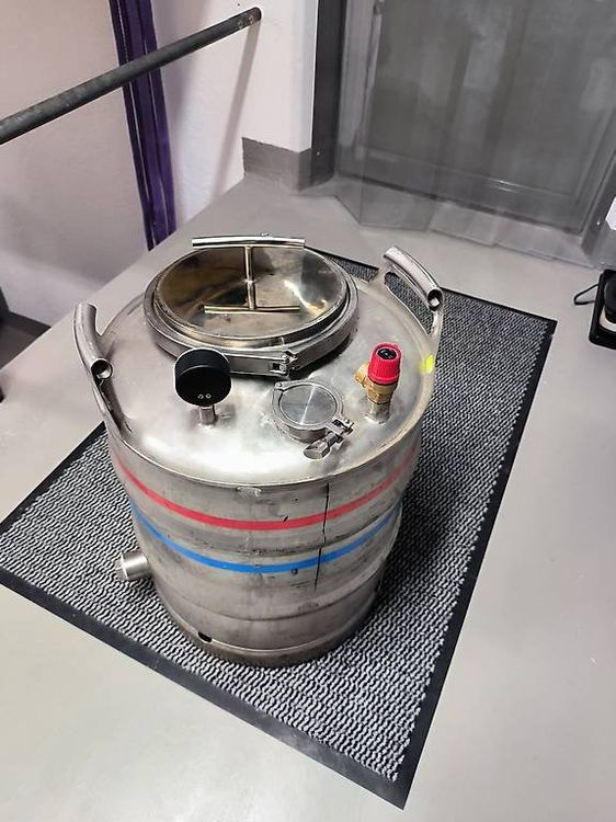 Grosser 50 Liter-Autoklav aus Edelstahl Fass | Kaufen auf Ricardo