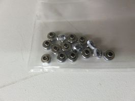 15 Stk. Kronen verchromt, Original Vintage50/60erj.