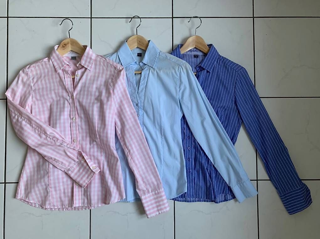 Eterna Camicette: 3 Damenblusen Eterna, Grösse 34 – Usato da Basel venduto da zzzth77x