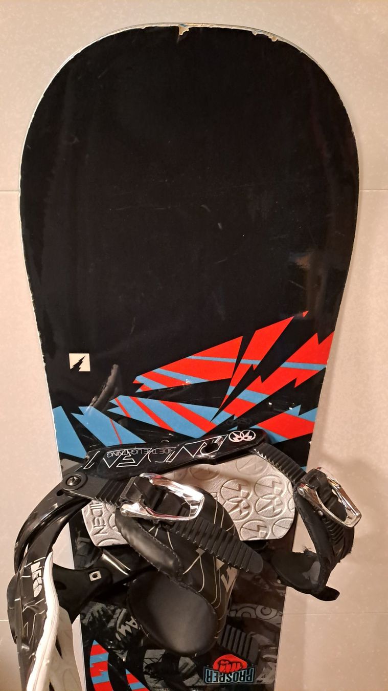 Nidecker Board: Nidecker Snowboard 125cm inkl. Bindung – Usato da Oberrieden venduto da Raja011 5