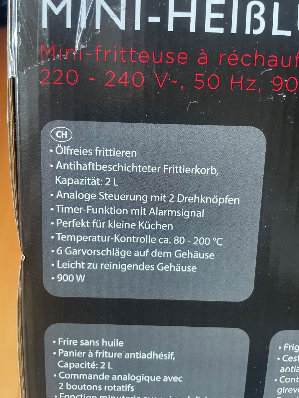 Küchengeräte: Mini Heissluft Fritteuse – Gebraucht aus Dietikon von mar_9qqw 1