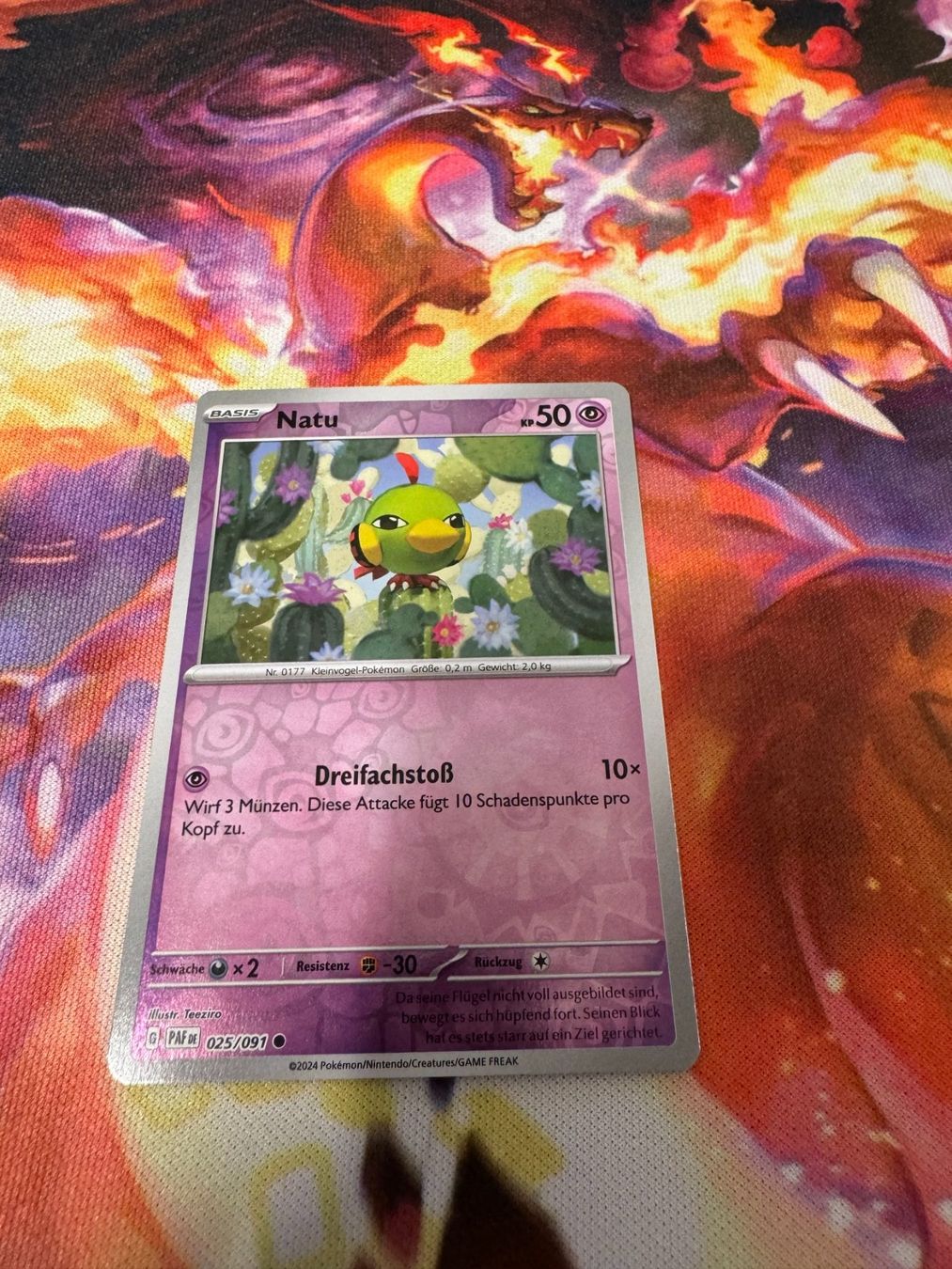 Pokémon Carte collezionabili: Natu (PAF 025) / Reverse Holo -DE- / Paldeas Schicksale – Nuovo (secondo la descrizione) da Bülach venduto da CherryBlu