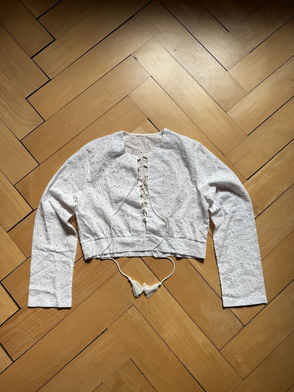 Blusen: Shabby Chic Oberteil weiss S – Gebraucht aus Zürich von Diazaio