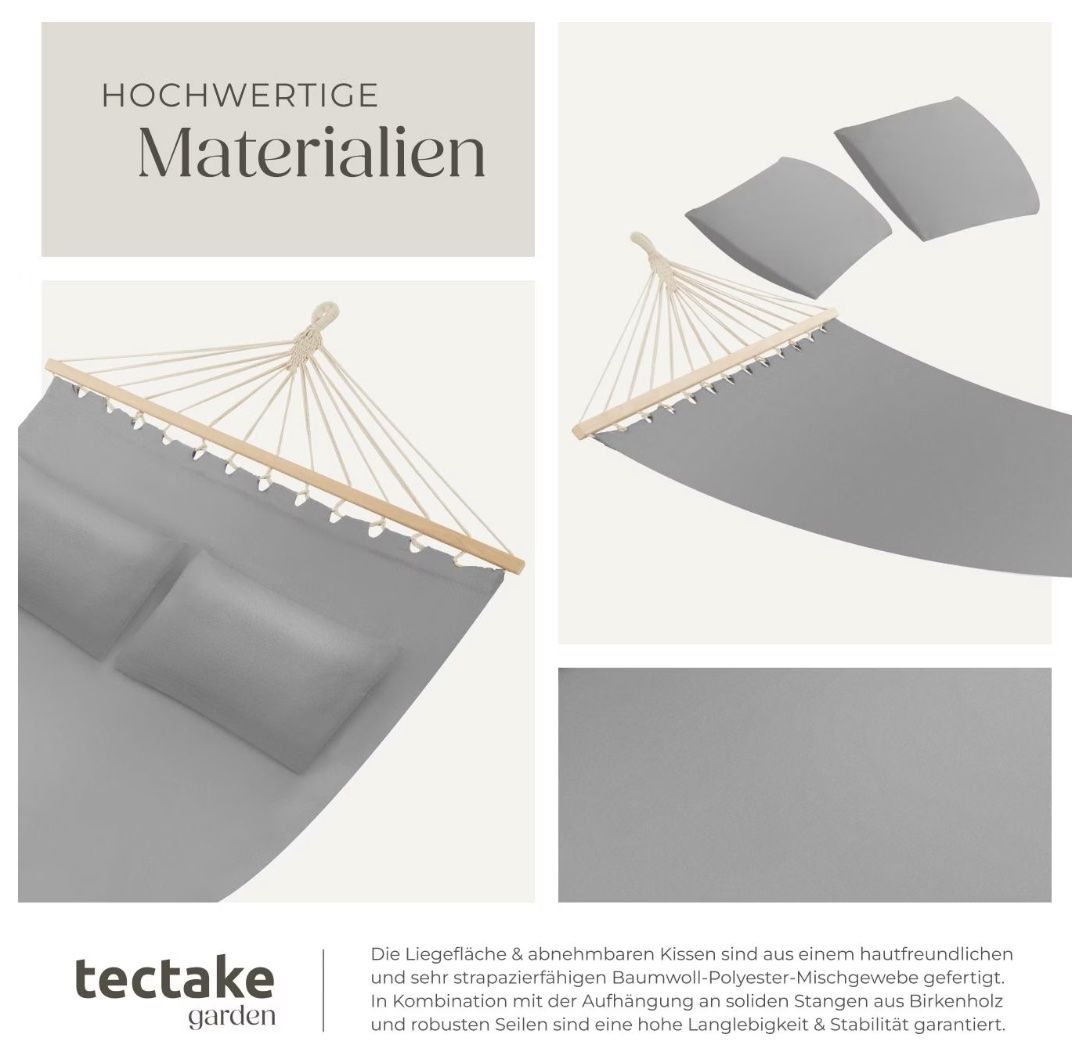 Hamac: TecTake Hängematte (Hammock) – Neuf (Voir description) à Lenzburg par jmuenzing 2