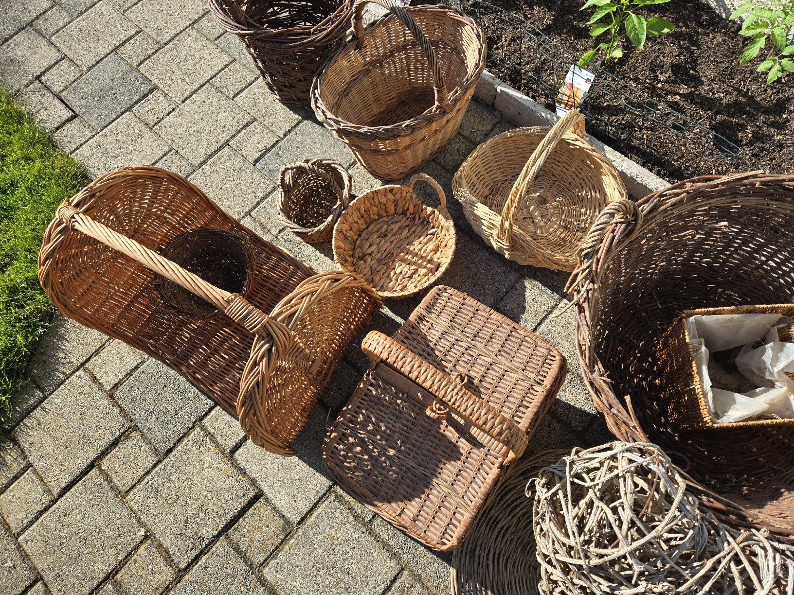 Altro per la casa: Diverse Ratan Korb-Sammlung: ca 15 Stk. – Usato da Oberglatt ZH venduto da albarpitsch