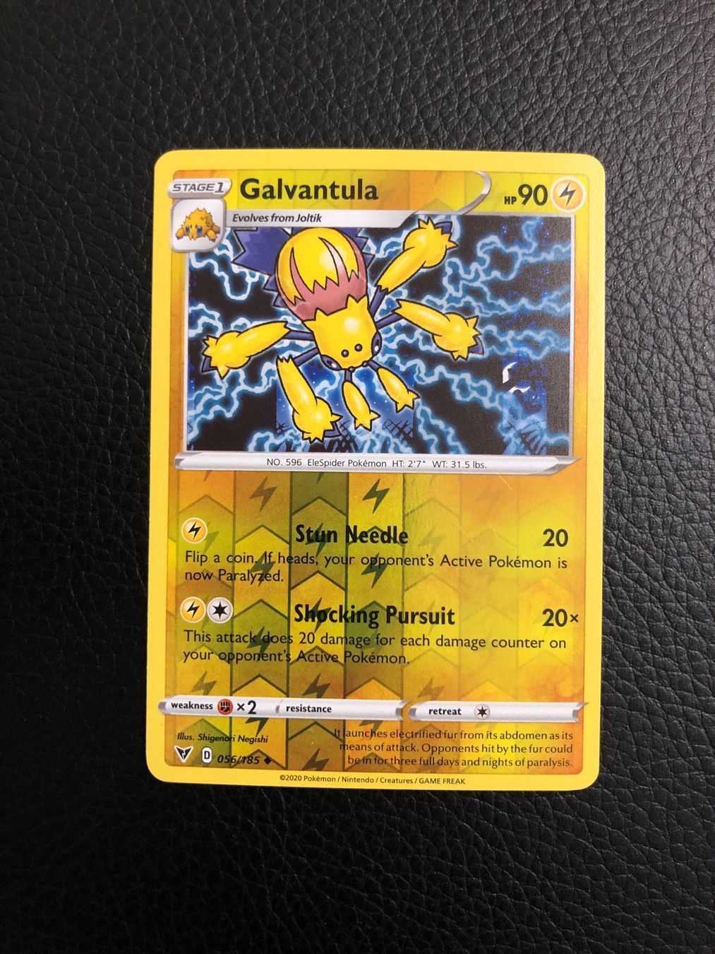 Pokémon Carte collezionabili: Vivid Voltage Galvantula reverse 56/185 Ab 1 – Usato da Paradiso venduto da Pkmn10
