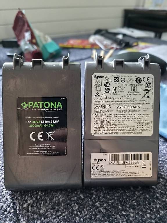 Batterie: Akku für Dyson V8 – Usato da Speicher venduto da Ares21
