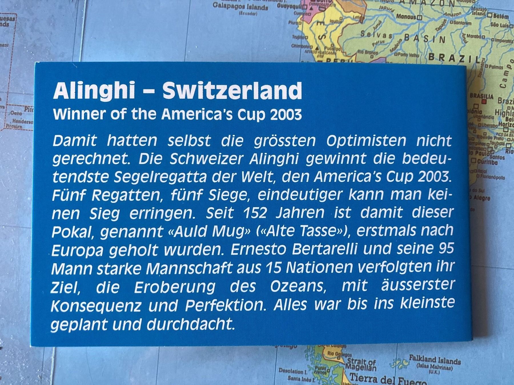 Alle Briefmarken: 2003 Alinghi – Neu (gemäss Beschreibung) aus Cunter von Bicasi58 2