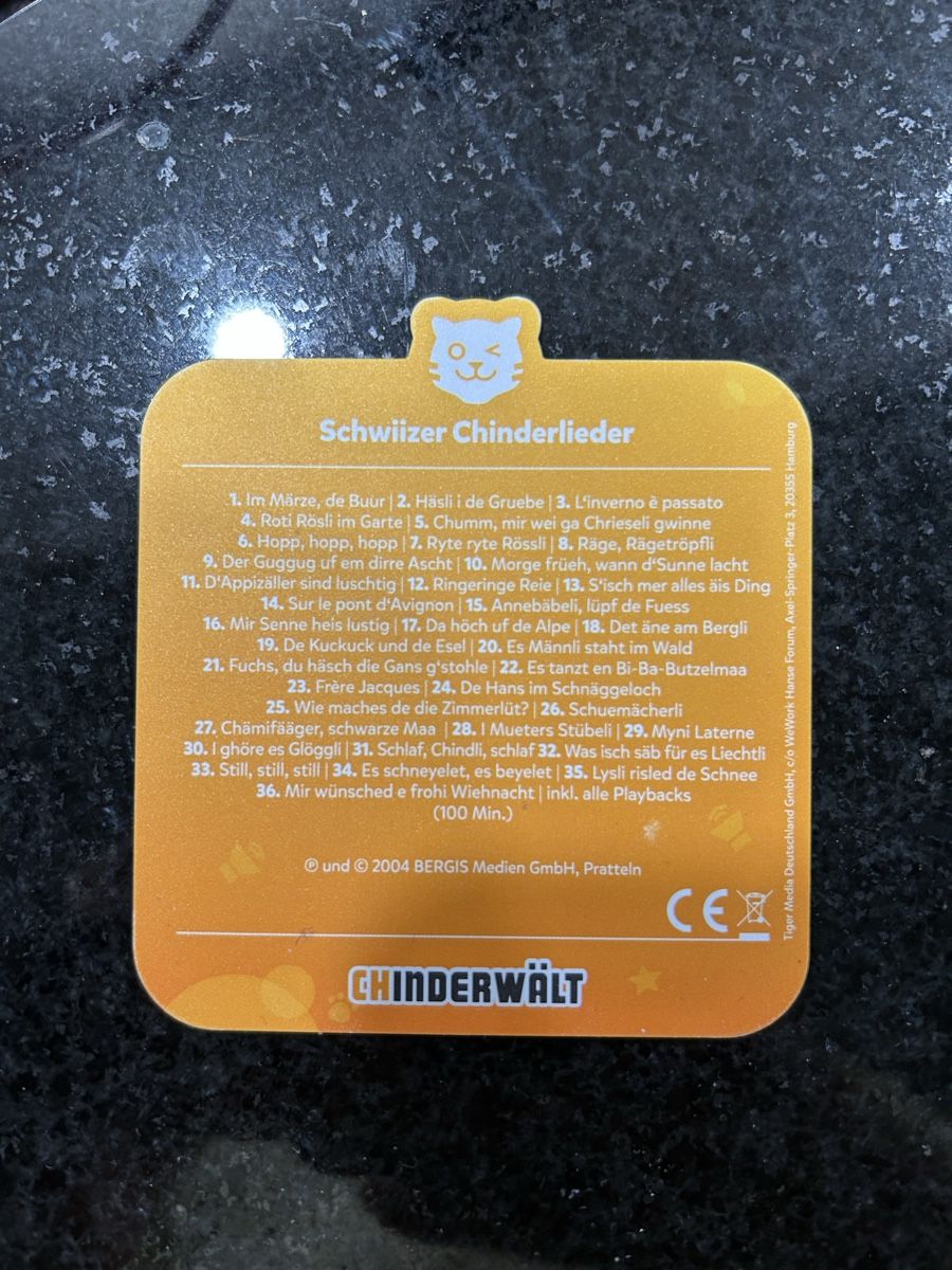 Tragbarer Mediaplayer: TIGERBOX TOUCH (1232) GRAU mit Schweizer Kinderlieder – Gebraucht aus Bern von spraydose 3