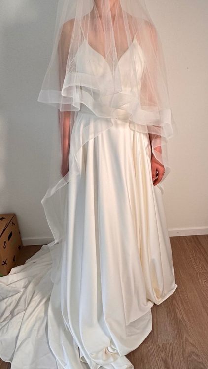Vestiti: Minimalistisch Hochszeitskleid Melory Bridal Rückenfrei – Nuovo e nell'imballaggio originale da Zürich venduto da mia_v5l8 4