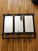 Wandspiegel mit Kleiderhaken KARE DESIGN schwarz gebraucht