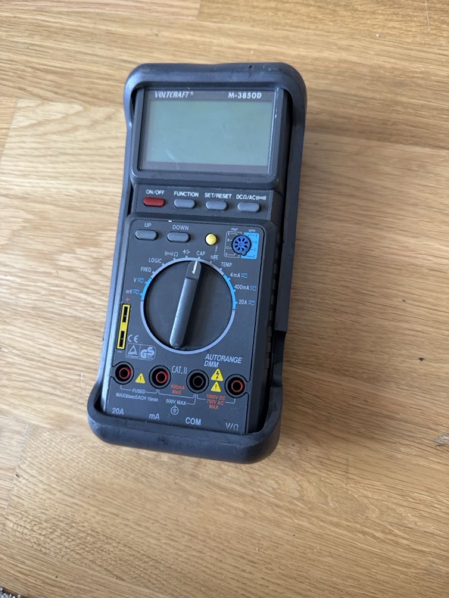 Voltcraft Messen: VOLTCRAFT M-38500 Multimeter – Gebraucht aus Zürich von zaz_5d69