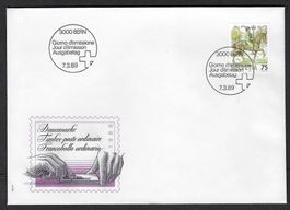 Dauermarken 7.3.1989, Ersttagsbrief