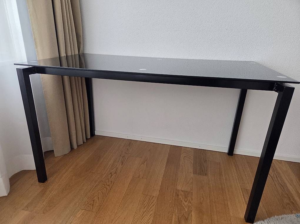 Scrivanie: Bürotisch Glasplatte schwarz – Usato da Emmenbrücke venduto da DA90 1