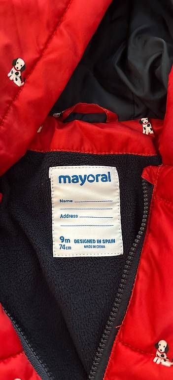 Giacche & Cappotti: Mayoral Winterjacke rot Grösse 74 – Usato da Zürich venduto da PetraJe 1
