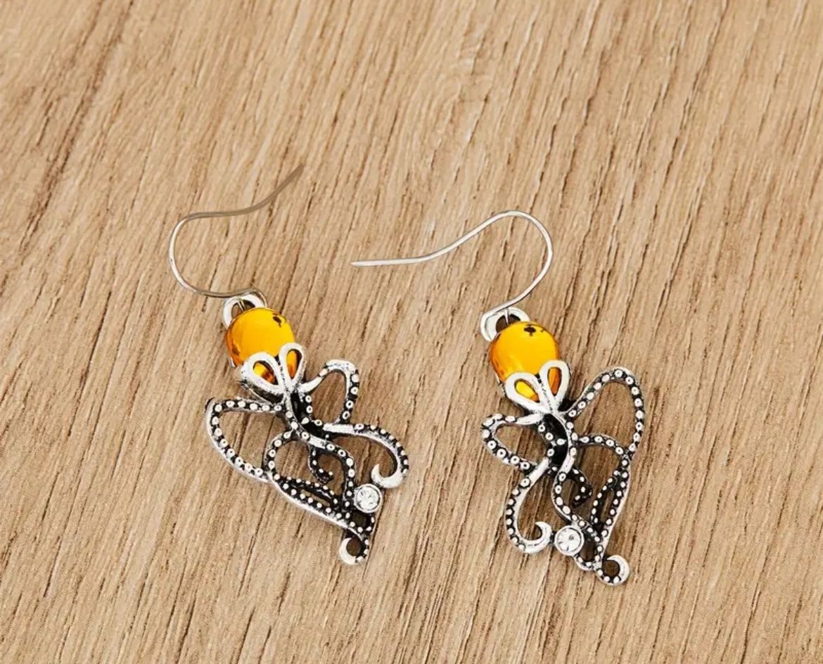 Ohrringe & -stecker: Ohrringe Octopus – Neu (gemäss Beschreibung) aus Gams von Mariawicca 1