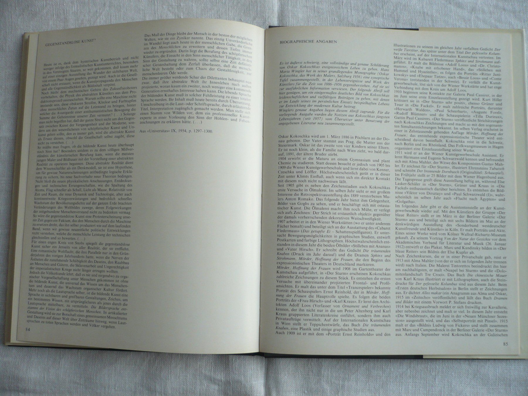 Libri: OSKAR KOKOSCHKA – Usato da Zürich venduto da saltandpepper008 3