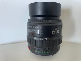 Objectif Takumar-F Zoom 28:80 mm 1:3.5-4.5 monture Pentax KA