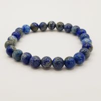 Handgefertigtes Perlenarmband - Lapislazuli