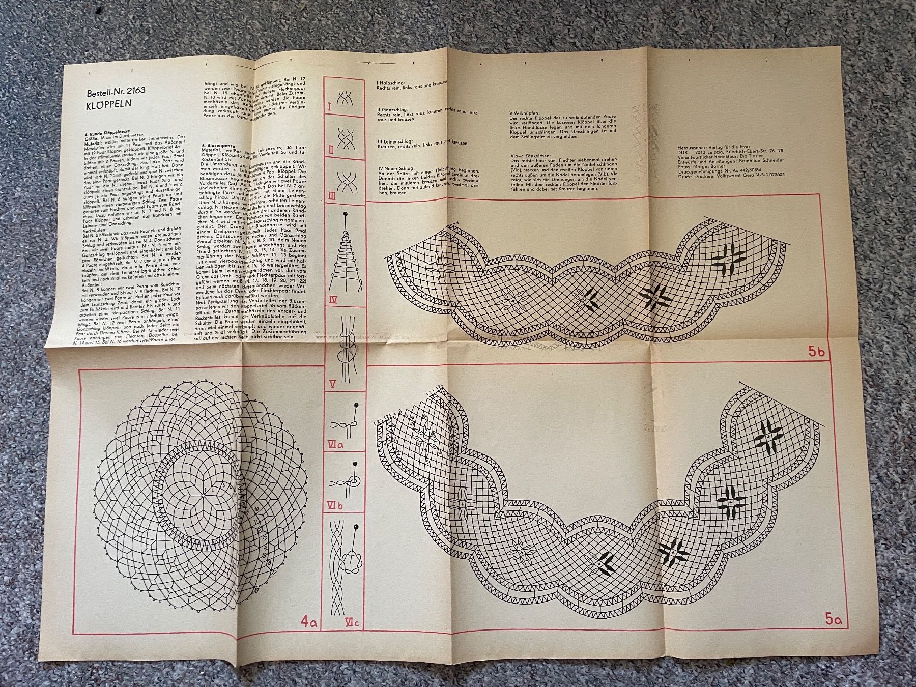 Libri: Klöppeln 2 passen 2 Deckchen Schleife Klöppel Brief Schrift – Usato da Buchs SG venduto da Billikatze5 1