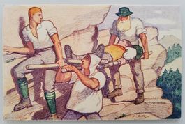 Bundesfeierpostkarte Nr.34 - 1921 - Verwundetentransport